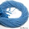 Sky Blue Chalcedony Rondelle Beads, 12-13 Inch Gemstone Strands, Drilled Strung Nugget Beads, Faceted Round, 2-2.5mm, GemMartUSA (RLSB-70000)
